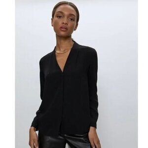 Artizia Babaton Power Blouse Black XS